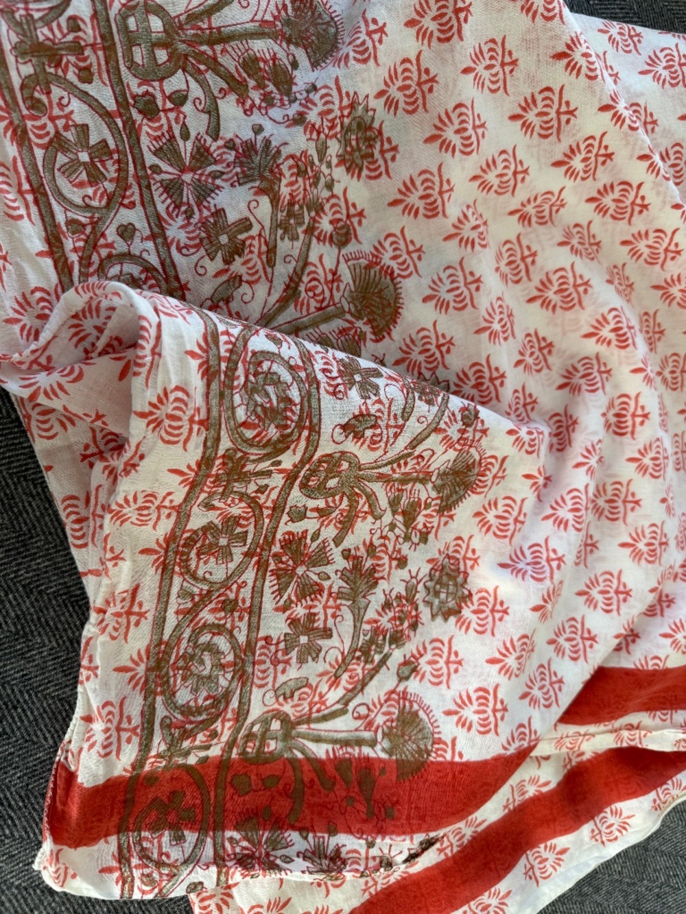 ROLLER RABBIT 100% COTTON HAND DONE BLOCK PRINT SARONG